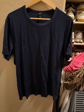 lululemon athletica Fundamental Navy Short-Sleeve Crew Tee